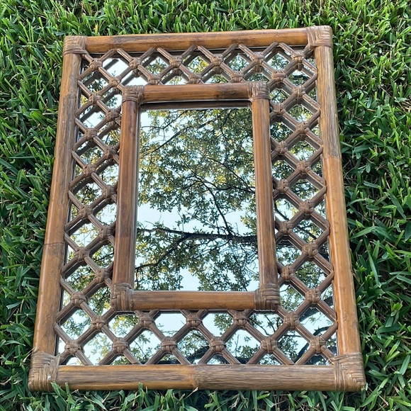 Bamboo Lattice mirror - Picture 12 of 15